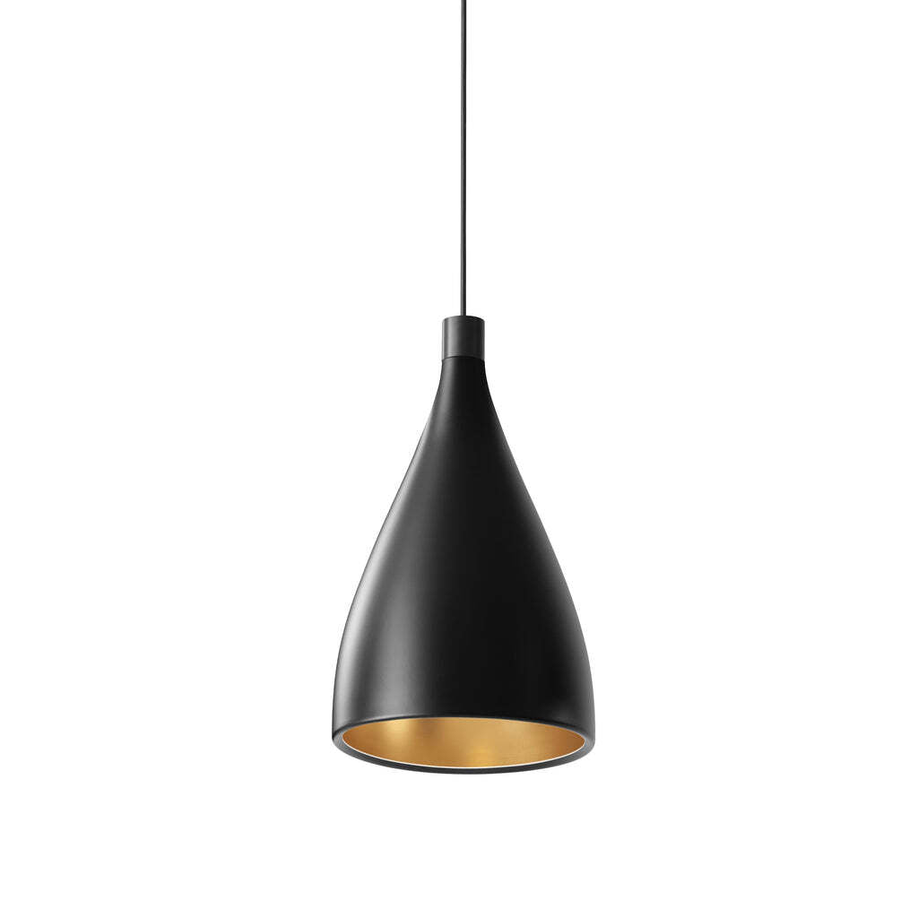Pablo Pendant Swell XL Single Narrow Black / Brass