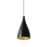Pablo Pendant Swell XL Single Narrow Black / Brass