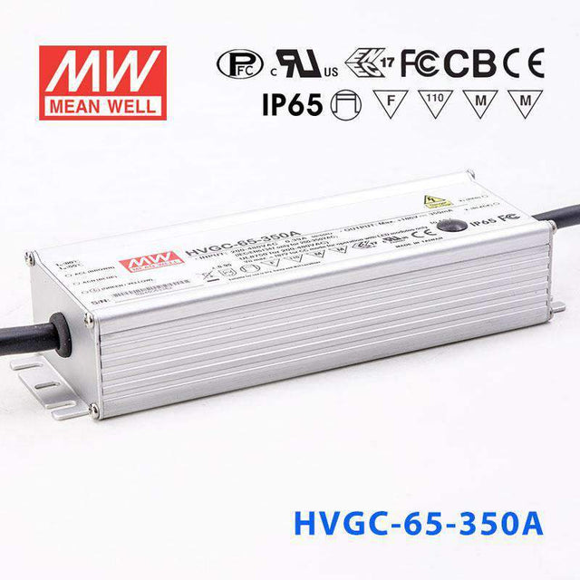 Mean Well HVGC-65-350A Power Supply 65W 350mA - Adjustable