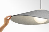 Pablo Pendant Bola Felt 24" Pebble/Grey - PHOTO 13