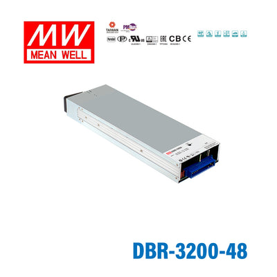 Mean Well DBR-3200-48 Rack Mountable Front End Battery Charger 3200W 48V 55A
