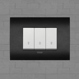 Vimar Arke Metal 3 Gang switch - Matt Graphite - 16A - PHOTO 8