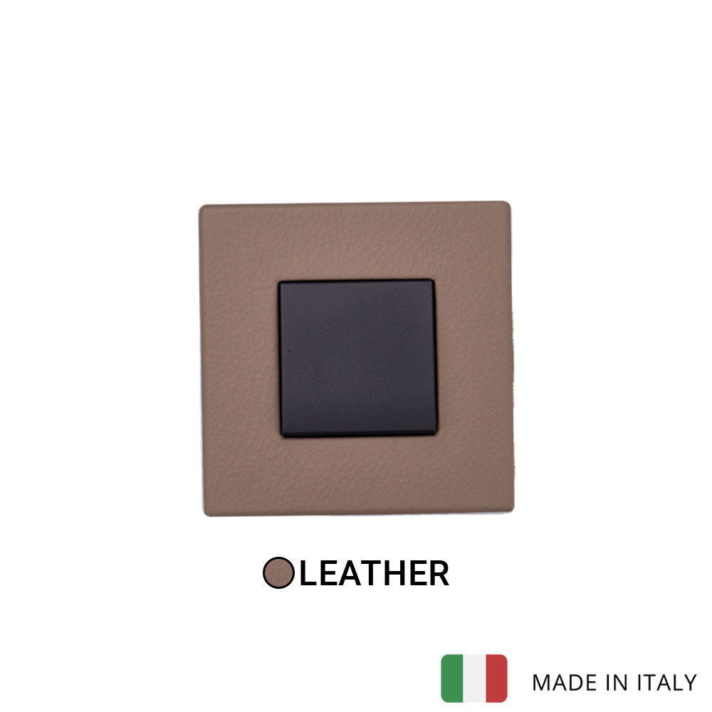 Vimar Eikon Leather 1 Gang Switch - Brushed Black - 16A - PHOTO 3