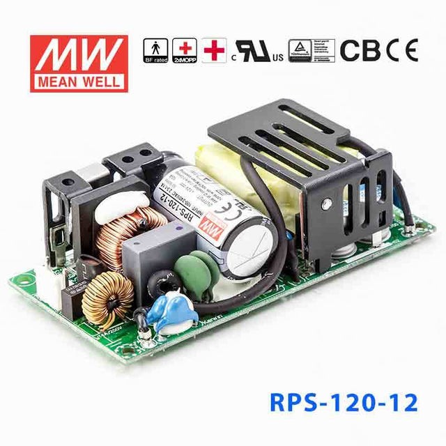 Mean Well RPS-120-12 Green Power Supply 120W 12V 10A - Medical Power Supply
