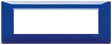 Vimar Plana Plate 7M Technopolymer Reflex Sapphire