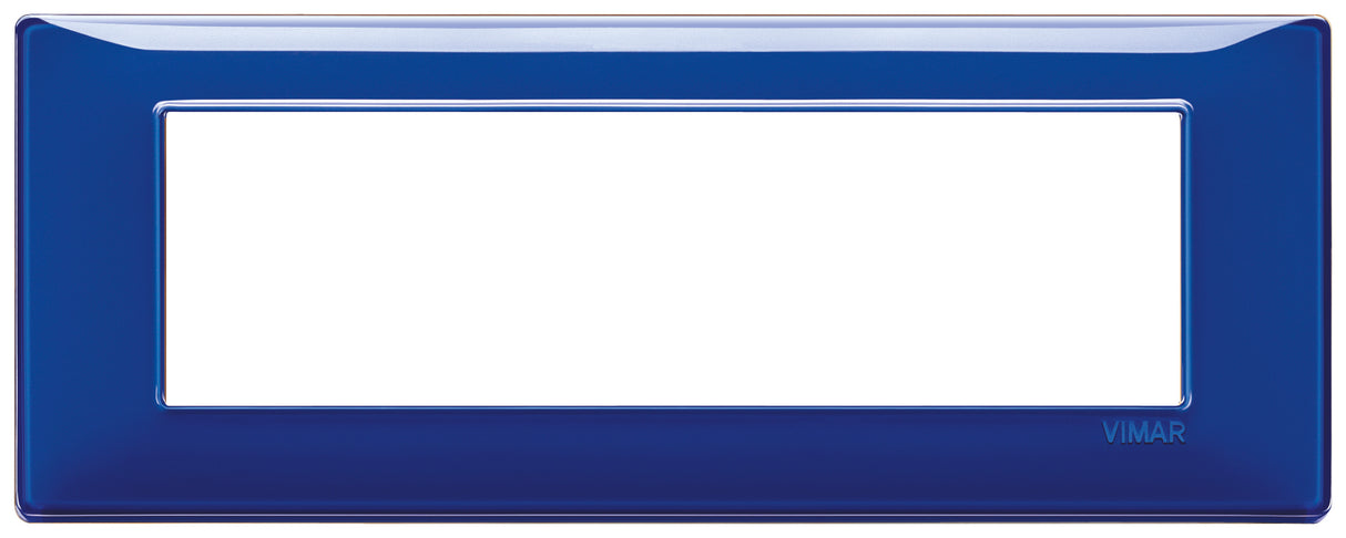 Vimar Plana Plate 7M Technopolymer Reflex Sapphire