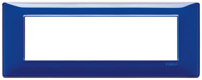 Vimar Plana Plate 7M Technopolymer Reflex Sapphire