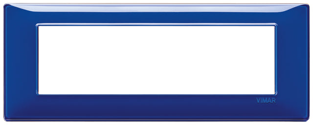 Vimar Plana Plate 7M Technopolymer Reflex Sapphire