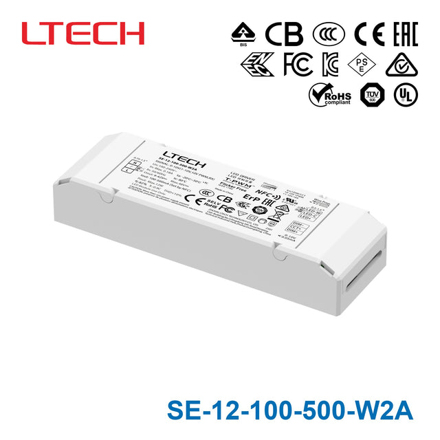Ltech SE-12-100-500-W2A 12W 9-42VDC CC 0-10V LED Driver 0.1-0.5A