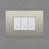 Vimar Arke Metal 3 Gang switch - Matt Champagne - 16A - PHOTO 5