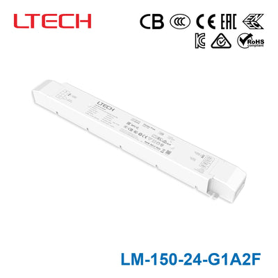 Ltech LM-150-24-G1A2F 150W 24VDC CV 0-10V LED Driver 6.25A