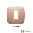 Vimar Arke Round Plate 1M Metal Brushed Copper