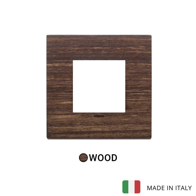 Vimar Eikon Exe Plate 2M Wood Eucalyptus - Square
