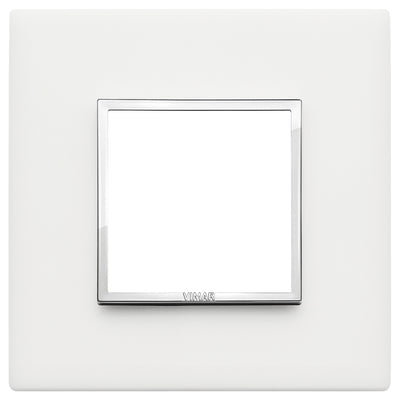 Vimar Eikon Evo Plate 2M Corian Glacier Ice