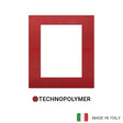 Vimar Arke Classic Plate 8M Technopolymer Matt Red