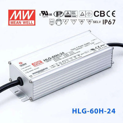 Mean Well HLG-60H-24 Power Supply 60W 24V 2.5A