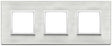 Vimar Eikon Evo Plate 6M (2+2+2) 71MM Aluminium Grey