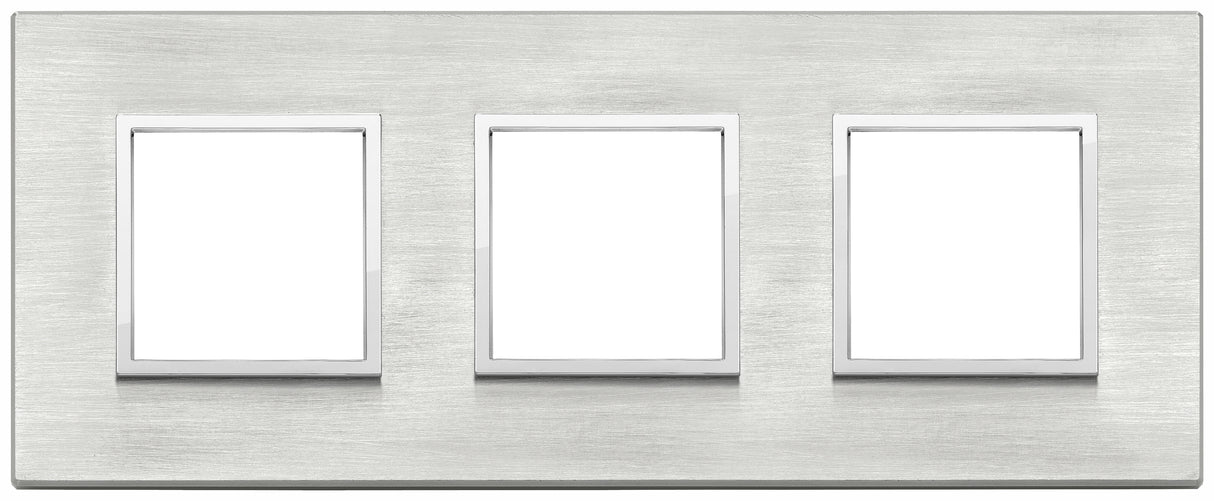 Vimar Eikon Evo Plate 6M (2+2+2) 71MM Aluminium Grey