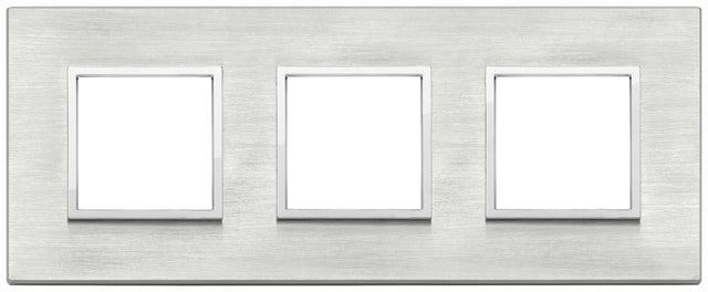 Vimar Eikon Evo Plate 6M (2+2+2) 71MM Aluminium Grey