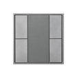 ENVO DALI2 Wall Panel, 4 Buttons, Slim Silver