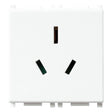 Vimar Plana 2P+E 10A Australian Sicury Outlet White