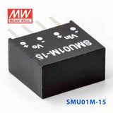 Mean Well SMU01M-15 DC-DC Converter - 1W - 10.8~13.2V in 15V out 67mA - PHOTO 1