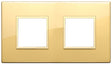 Vimar Eikon Evo Plate 4M (2+2) 71MM Aluminium Polished Gold