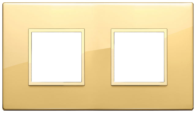 Vimar Eikon Evo Plate 4M (2+2) 71MM Aluminium Polished Gold
