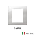 Vimar Eikon Exe Plate 8M Metal Nickel
