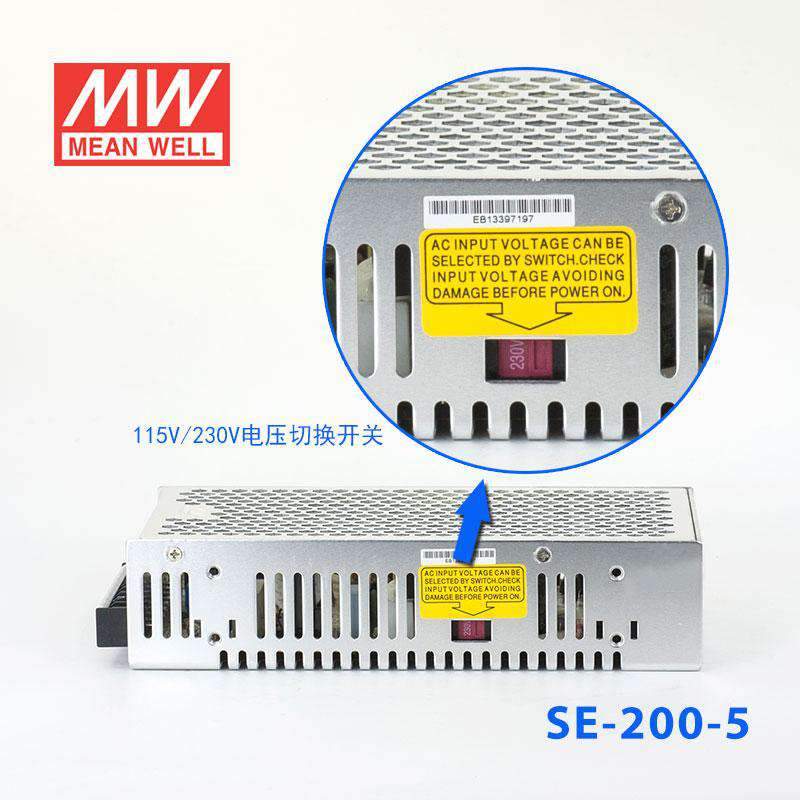 Mean Well SE-200-5 Power Supply 200W 5V - PHOTO 3