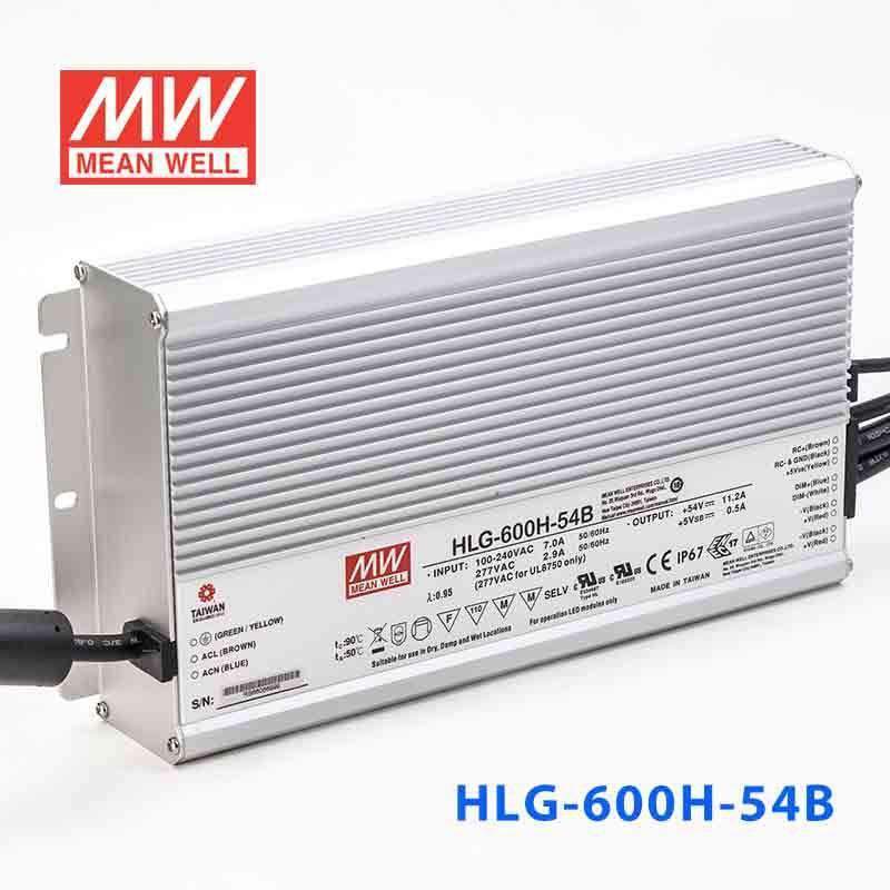 Mean Well HLG-600H-54B Power Supply 600W 54V- Dimmable 11.2A - PHOTO 1