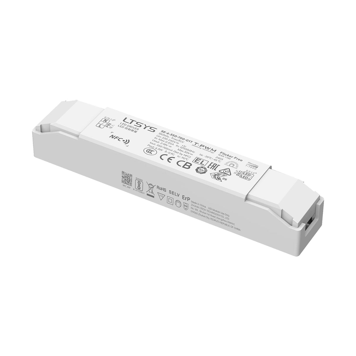 Ltech SE-6-350-700-G1T 6W 350-700mA Triac Ultra Small LED Driver