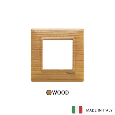 Vimar Plana Plate 2M Wood Cherry - Square