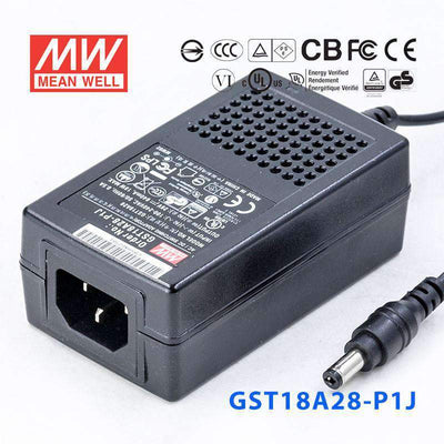 Mean Well GST18A28-P1JPower Supply 18W 28V 640mA