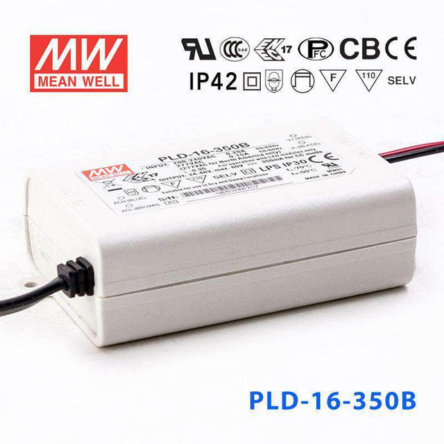 Mean Well PLD-16-350B Power Supply 16W 350mA