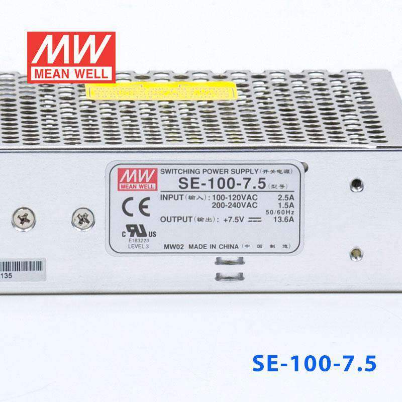 Mean Well SE-100-7.5 Power Supply 100W 7.5V - PHOTO 2