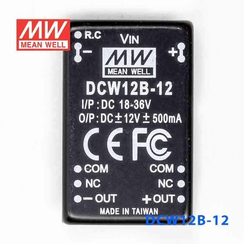Mean Well DCW12B-12 DC-DC Converter - 12W - 18~36V in ±12V out - PHOTO 2