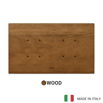 Vimar Eikon Tactil Plate 5MBS (2+blank+2) Wood Ital Walnut