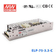 Mean Well ELP-75-3.3-C Power Supply 49W 3.3V 15A