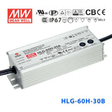 Mean Well HLG-60H-30B Power Supply 60W 30V - Dimmable 2A