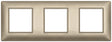 Vimar Plana Plate 6M Technopolymer Bronze