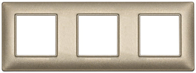 Vimar Plana Plate 6M Technopolymer Bronze