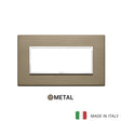 Vimar Eikon Evo Plate 5M Aluminium Dark Bronze