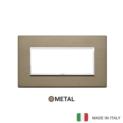 Vimar Eikon Evo Plate 5M Aluminium Dark Bronze