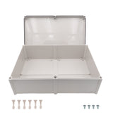 Boxco S-Series 380x560x180mm Plastic Enclosure, IP67, IK08, ABS, Grey Cover, Screw Type - PHOTO 1