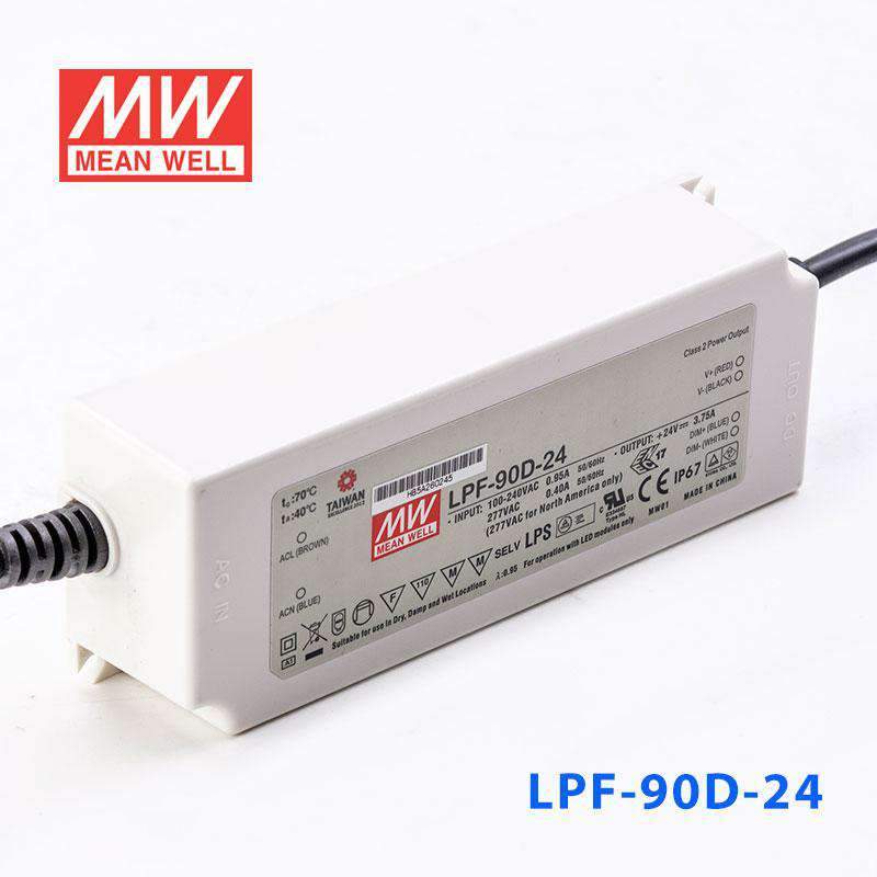 Mean Well LPF-90D-24 Power Supply 90W 24V - Dimmable 3.75A - PHOTO 1