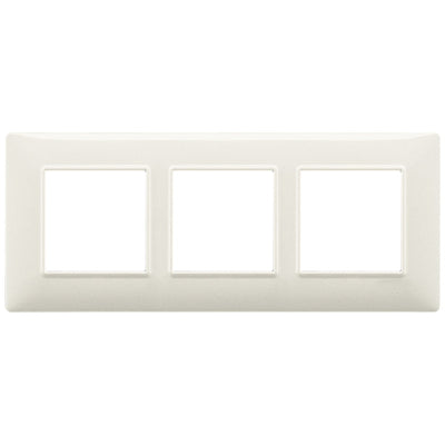 Vimar Plana Plate 6M Technopolymer Granite White