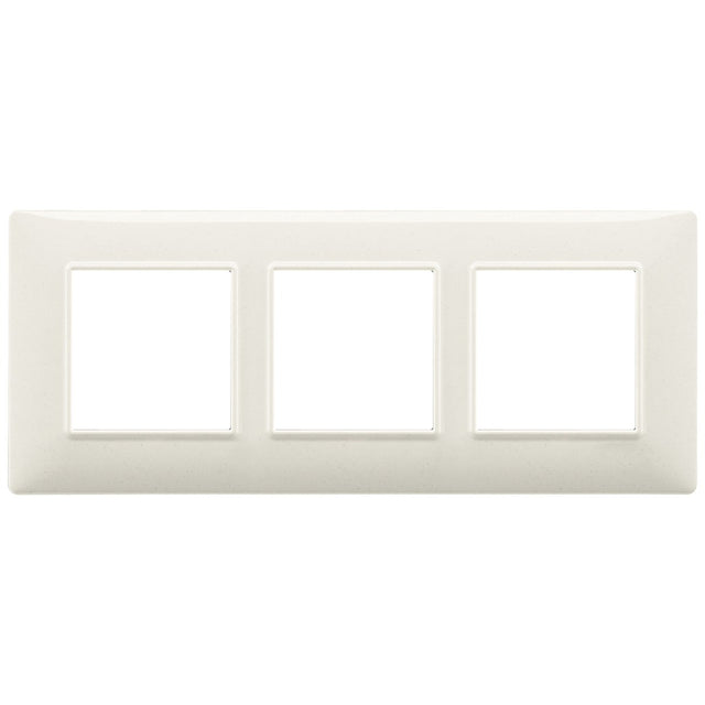 Vimar Plana Plate 6M Technopolymer Granite White