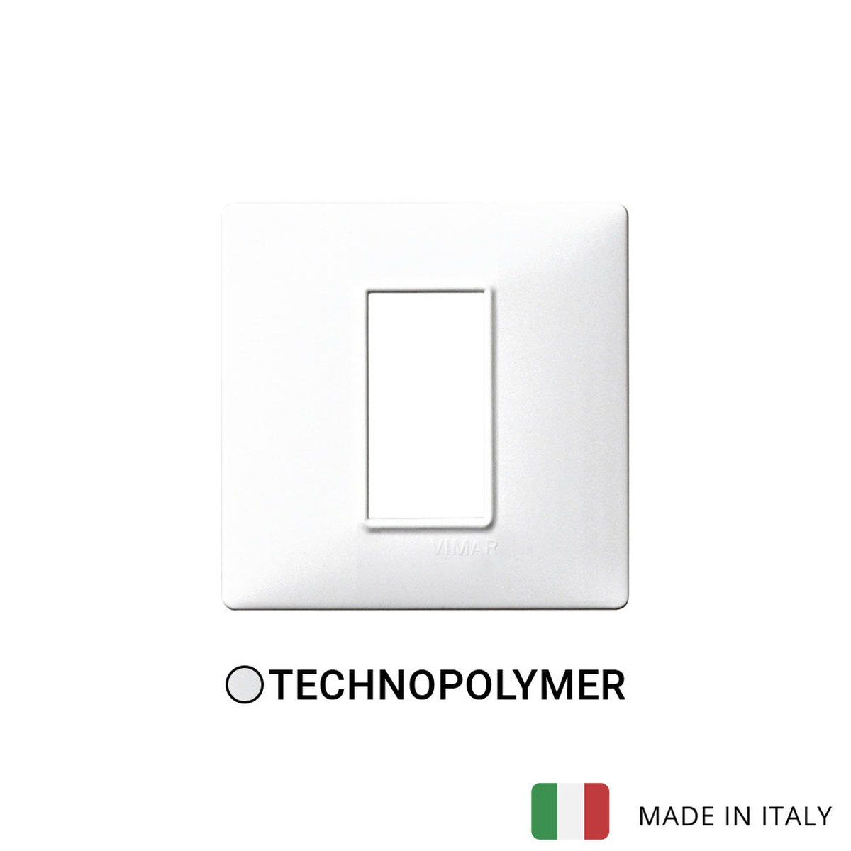 Vimar Plana Plate 1M Technopolymer White