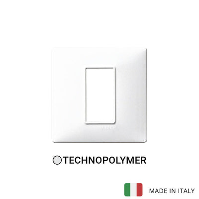 Vimar Plana Plate 1M Technopolymer White